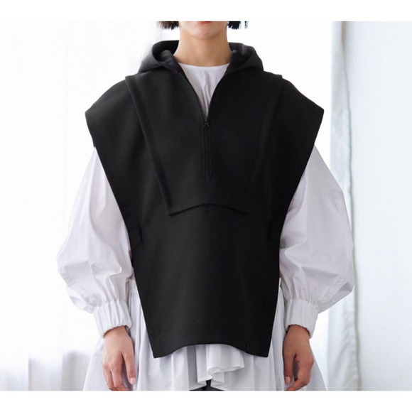 Lanvin en Bleu Women's Hoodie Vest - Picture 1 of 10